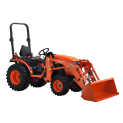 Tractor/Loader, Large 4WD W/ Boxblade